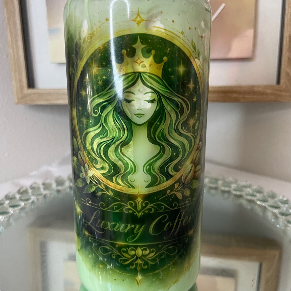 Green Luxury Coffee Tumbler